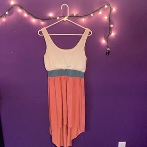 Tricolor cotton dress 💕